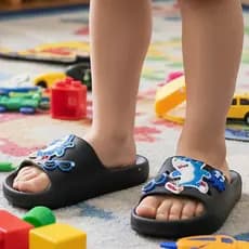 Chinelo Infantil Nuvem Dinossauro – Leve, Macio e Confortável – 29/30 a 33/34