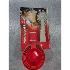 Kit Conjunto De Medidores De Alimentos Para Cozinha 9 Peças Medidor  Para Sua Cozinhas Top Útil Utilmix