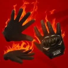 Luvas De Motocicleta Tela De Toque De Inverno Masculina À Prova D'água Vestuário De Proteção De Vento Motociclismo