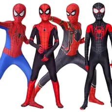 Macacão do Homem-Aranha para Crianças de 2 a 12 Anos, Fantasia Casual de Cosplay 5148