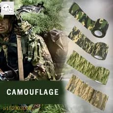 Atacado Bandagem Camuflada Autoadesiva Multifuncional 4,5m X 5cm 0385 1Z9Z