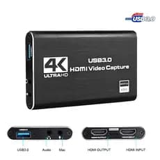 Gravação De Tela De Placa De Captura De Vídeo 4K HDMI Para USB USB3.0 1080P 60FPS Jogo
