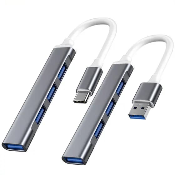 USB C HUB 3.0 Tipo 3.1 4 Portas Multi Divisor Adaptador OTG Para Xiaomi Lenovo Macbook Pro 13 15 Ar PC Acessórios Do Com