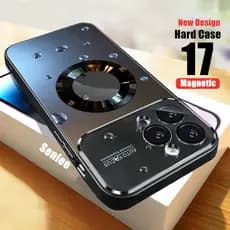 Capa Dura Fosca Para iPhone 17 Air 16 PRO MAX 11 12 13 14 15 16 Plus Lente Da Câmera Protetora Anti-Queda Carregamento M