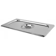 Tampa Para Cuba Gastronomica Gn 1/3 325x176 Aço Inox E 0,7mm