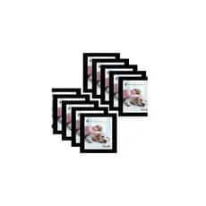 Kit 10 ou Kit 4  Porta Retrato 10x15cm C/Vidro A6 com Eucatex 3mm  Foto Moldura gravada
