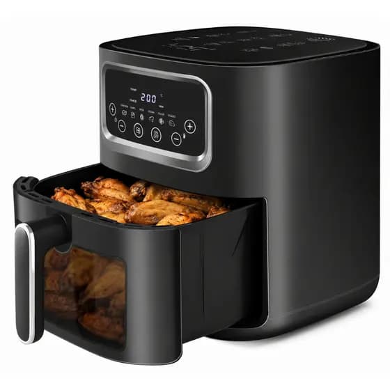 Fritadeira Elétrica Sem Óleo Digital 10 Litros Airfryer Air Fry Grande Familia Gourmet
