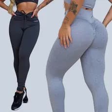 Kit 2 Legging Academia Levanta Bumbum