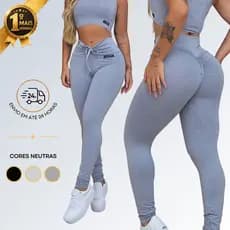 Calça Legging Academia Levanta Bumbum Feminina Fitness Empina Bumbum