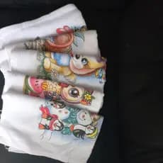Kit 5 PANOS DE PRATO PÉ DE GALINHA/PANO DE PRATO/ PÉ DE GALINHA/PANO BRANCO