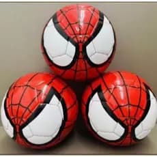 Bola De Futebol N°5 Society Homem Aranha Couro Sintético//m-1429c