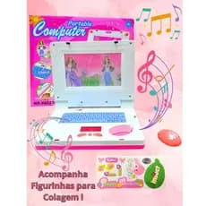 Notebook De Brinquedo Laptop Infantil Musical Com Luz Educativo Presentes para crianças //n-288
