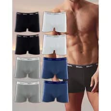 Kit 08 Cuecas Boxer Mash Algodão Confortável Masculina