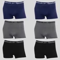 Cuecas Reebok Sem Costura Microfibra Kit 6 Pçs. – Original, Masculina – Sortido 1