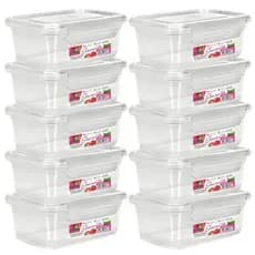 Kit 10 Potes Marmita Fitness 750ml Travas Freezer Microondas