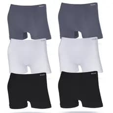 Kit 6 Cuecas Boxer Hoahi Algodão Sem Costura