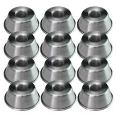 12 Formas De Pudim 12 Cm Mini Bolo Vulcao 12x6x8 Alumínio