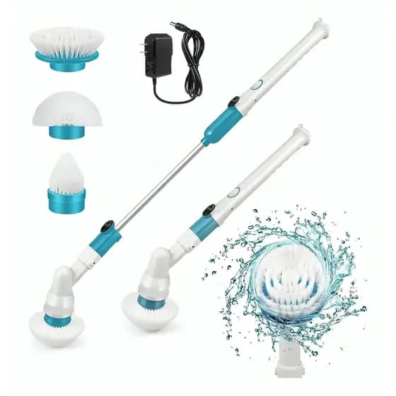 Escova De Limpeza Elétrica Esfregão Vassoura Elétrica Recarregável Sem Fio Mop Hurricane Spin Scrubber Escova Elétrica