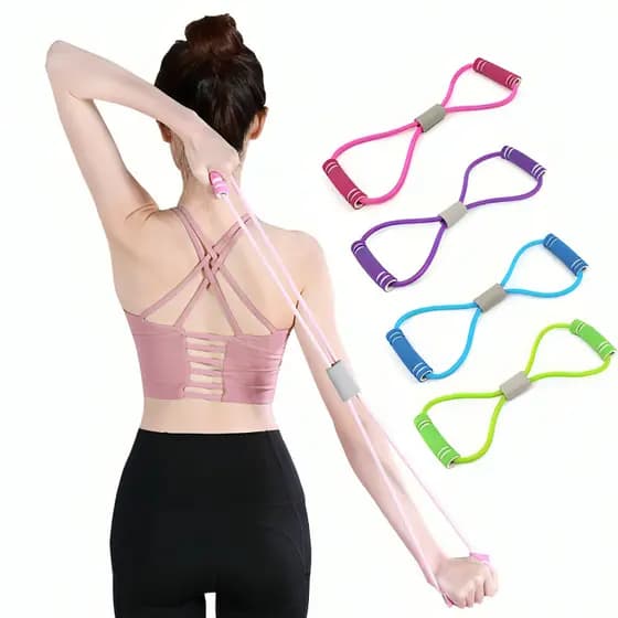 Elástico Cross Tube De Tensão Exercício Multifuncional Treino Ombro Braço Glúteos Academia Em Casa