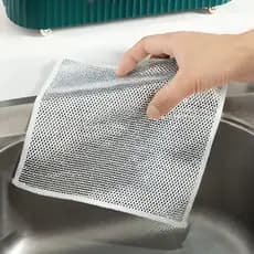 Kit 10 Pçs Pano De Limpeza De Metálico Fibra de Aço ArameMalha Não Oleosa Fogão De Cozinha Prato & Panelas Areador