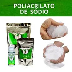 Poliacrilato de sodio Polímero super absorvente  - Qualidade & Rendimento