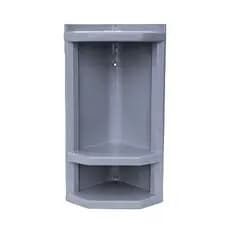 Cantoneira de Box Banheiro Plástica Prateleira de Canto Multiuso para Shampoos e Sabonetes AmpePlast