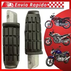 Par Pedaleira Traseira/Dianteira Cbx 200 Strada/ Cb 300r / Cbx 250 Twister Completa