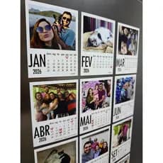 Calendário 2027 Adesivo - Calendário Magnético 2027 - Planner de Geladeira + 1 FOTO BRINDE