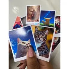 Mini Foto Por Unidade Adesiva - Cabe na capinha de Celular - Alta qualidade - Sem legendas