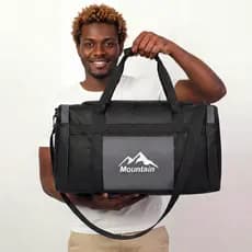 Bolsa de Mão P Necessaire Porta Marmita Chuteira Academia Pequena Dobrável 10L com Alça Mala Unissex