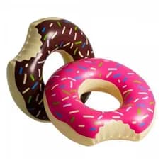 Bóia Melancia Donuts Gigante 60cm70cm Inflavél Piscina （Boia -013）
