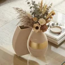 Enfeite decoração Conjunto Vasos Decorativos para Sala Escritório Recepção Clínica Rack Estante