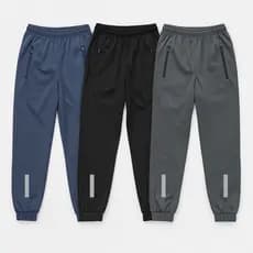 Kit 2 Calças Chimpa Academia Masculina Adulta com Bolso Zíper Flanelada Jogger Quentinha
