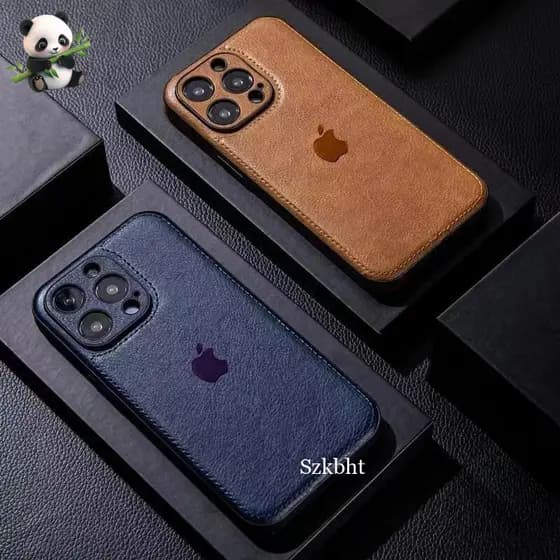 Capa De Telefone Luxuosa De Couro Macio Para iPhone 16 15 14 13 12 11 Pro Max 16e Proteção De Câmera À Prova De Choque