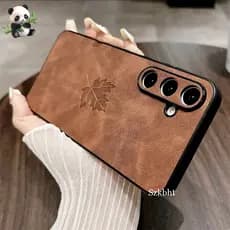 Capa Traseira De Couro De Luxo Para Samsung A56 A55 A54 A36 A35 A26 A16 A15 A14 Pele De Cordeiro Macia À Prova De Choque