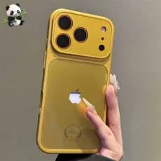 Capa Protetora De Vidro Magnético Dourado De Titânio Para iPhone 17 16 15 14 13 12 11 Pro Max Traseira De Luxo