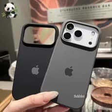Capa De Silicone Líquido De Veludo Embutida Para iPhone 17 16 15 14 13 Pro Max 17 Series Com Botão Habilitado AI