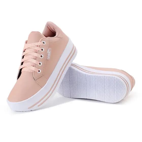 Tênis Feminino plataforma COROA coroa lançamento promoção Envio Imediato