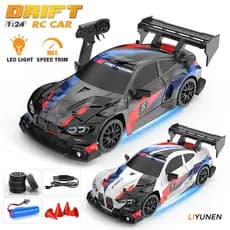 Novo 4WD RC Drift Carro BMW GTR Porsche 911 Modelo De Brinquedo Acelerador Proporcional Mustang Controle Remoto Alta Vel