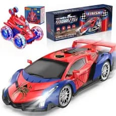 1/14 RC Homem Aranha Deriva Carro De Corrida Brinquedo Esportes Dublê Modelo Controle Remoto Alta Velocidade Com Rotação