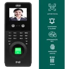 Ponto Digital E Controle Acesso Função Alarme Leitura Facial