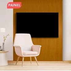 Painel Para TV Em Placas 45x11-cm Até 65 Polegadas Liao 1,35m x 1,10m - Varias Cores