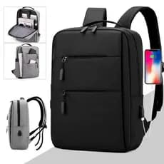 Mochila Masculina Reforçada Escolar Universitaria de Notebook com saida USB Impermeable