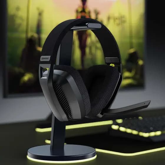 Headset Binnune Bw06 Sem Fio 2.4ghz Microfone Flip PS4/PC/PS5/Celular Fone Bluetooth Gamer