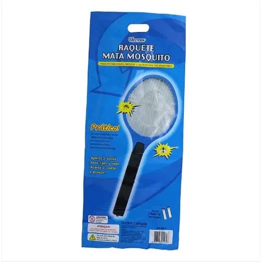 Raquete elétrica mata mosquito
