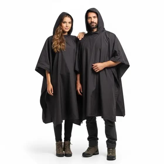 Poncho Capa de Chuva de Trilha para Mochila Cargueira Outdoor - Vila Flor