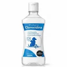 Shampoo Clorexidina Anti Seborreia Antisséptico Queda Dermatite Cães e Gatos Pet Side - 500ml