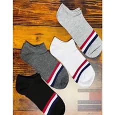 Kit 3,6,9,12 Pares Meia Soquete Listrada Algodão Unissex 36 ao 42