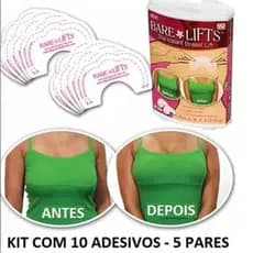 Adesivo10 Pçs em Silicone Fita Adesiva Invisível Elevador do Peito Bare Lifts