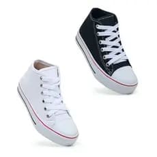 Kit 2 Pares Tenis Infantil Botinha Ligth Star Original